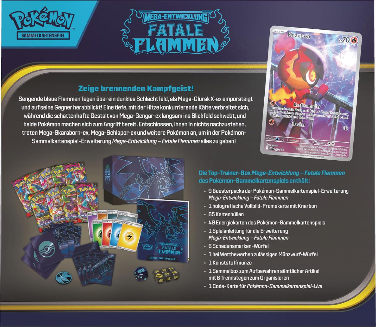 Pokémon - Fatale Flammen Top Trainer Box (DE)
