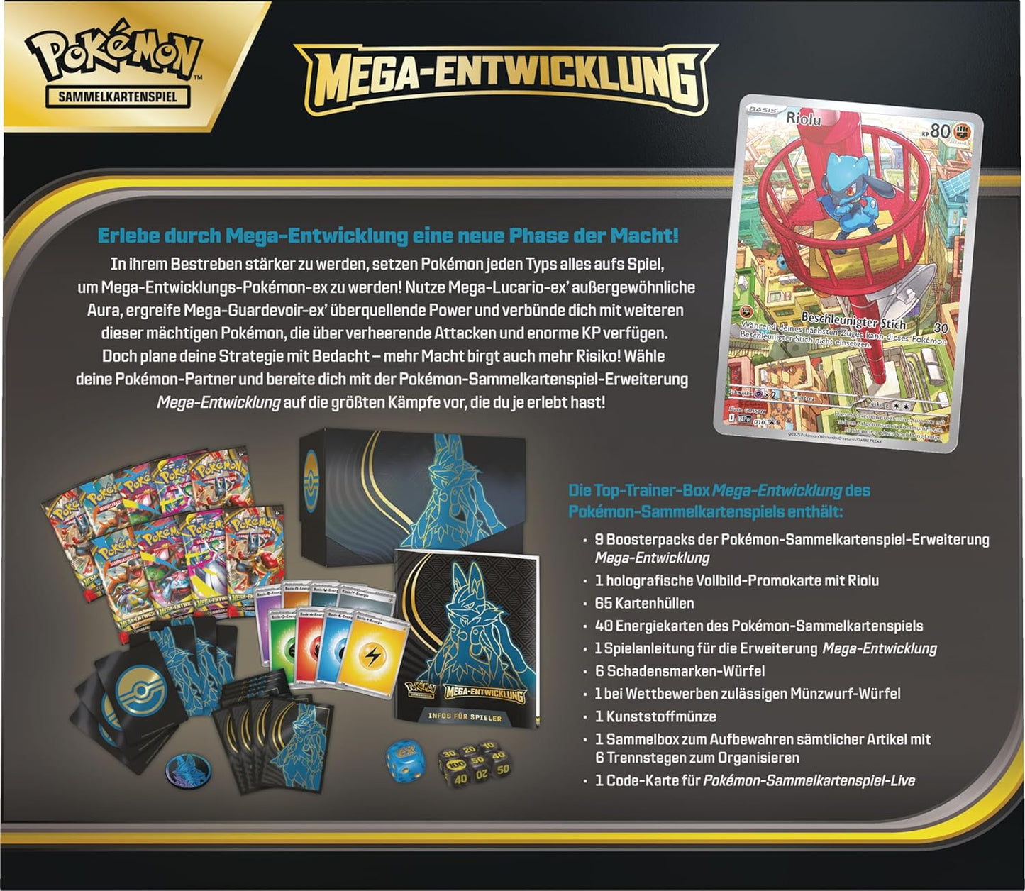Pokémon - Mega Evolution Top Trainer Box (DE)
