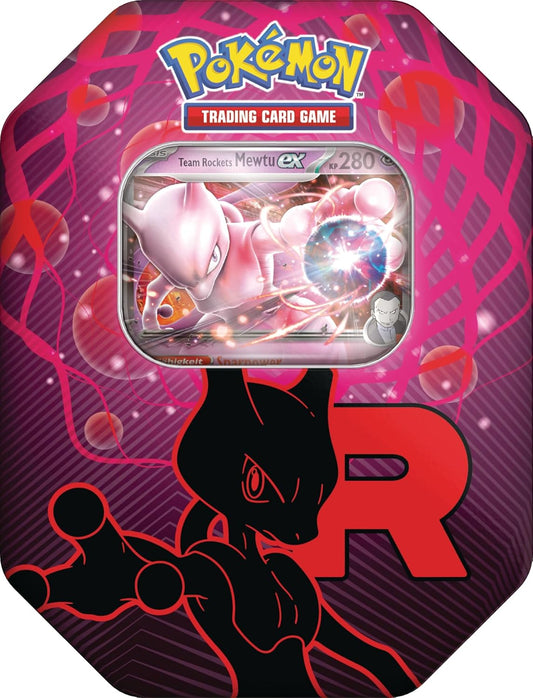 Pokémon - Team Rocket Mewtu ex Tin (DE)